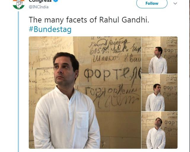 bjp cant control retweeting photos of Rahul Gandhi | राहुल गांधी यांचे हे फोटो भाजपही रिट्विट करण्यापासून रोखू शकत नाही तेव्हा.... bjp cant control retweeting photos of Rahul Gandhi | राहुल गांधी यांचे हे फोटो भाजपही रिट्विट करण्यापासून रोखू शकत नाही तेव्हा....