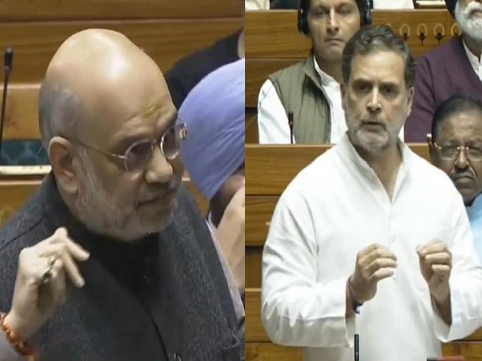 Rahul Gandhi On Amit Shah: 'Shah was scared, his hands were shaking', Rahul Gandhi targets Home Minister | 'अमित शाह घाबरले, त्यांचे हातही थरथरत होते...', राहुल गांधींचा गृहमंत्र्यांवर निशाणा Rahul Gandhi On Amit Shah: 'Shah was scared, his hands were shaking', Rahul Gandhi targets Home Minister | 'अमित शाह घाबरले, त्यांचे हातही थरथरत होते...', राहुल गांधींचा गृहमंत्र्यांवर निशाणा