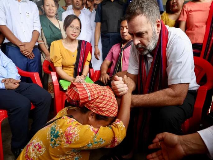 Leader of Opposition Rahul Gandhi's visit to Assam and Manipur; Met the victims flood and violence | विरोधी पक्षनेते राहुल गांधींचा असाम अन् मणिपूर दौरा; पीडितांची घेतली भेट... Leader of Opposition Rahul Gandhi's visit to Assam and Manipur; Met the victims flood and violence | विरोधी पक्षनेते राहुल गांधींचा असाम अन् मणिपूर दौरा; पीडितांची घेतली भेट...