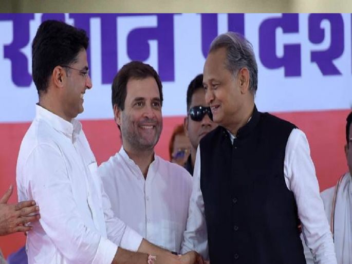 New Congress President: After Rahul Gandhi's rejection, 'Ashok gahlot' to be party president? Sonia Gandhi met him | New Congress President: राहुल गांधींच्या नकारानंतर 'या' नेत्याकडे पक्षाध्यक्षपदाची धुरा? सोनिया गांधींनी घेतली भेट