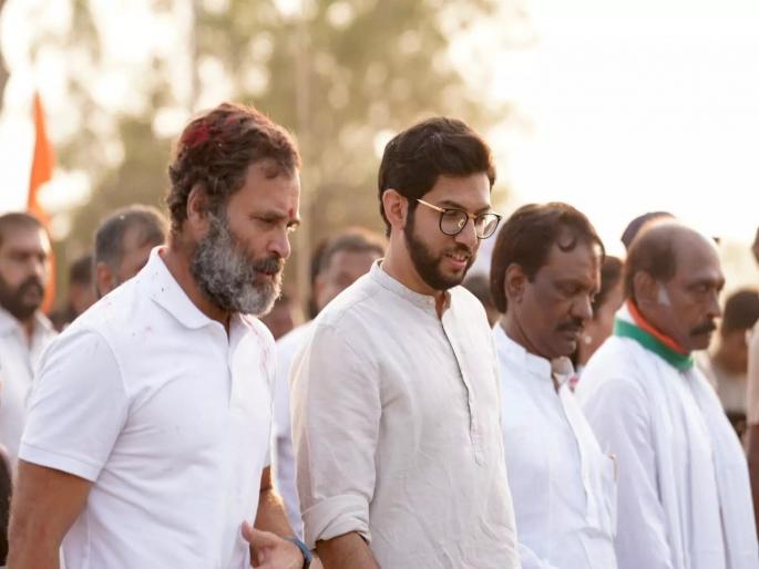 "Rahul Gandhi is being hugged by Balasaheb's grandson, so whose DNA should be tested?" Ramdas Kadam Attack on Thackeray | "राहुल गांधींना बाळासाहेबांचा नातू मिठी मारतोय मग DNA कुणाचा तपासावा?" "Rahul Gandhi is being hugged by Balasaheb's grandson, so whose DNA should be tested?" Ramdas Kadam Attack on Thackeray | "राहुल गांधींना बाळासाहेबांचा नातू मिठी मारतोय मग DNA कुणाचा तपासावा?"