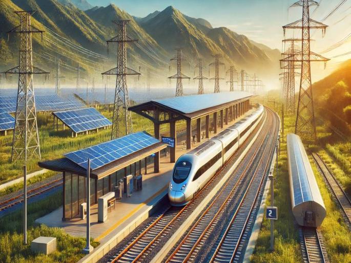 Railways to achieve zero carbon emissions by 2030?; 5 million tonnes of green hydrogen to be produced | रेल्वेचे २०३० पर्यंत शून्य कार्बन उत्सर्जन?; ५ दशलक्ष टन हरित हायड्रोजन तयार करणार Railways to achieve zero carbon emissions by 2030?; 5 million tonnes of green hydrogen to be produced | रेल्वेचे २०३० पर्यंत शून्य कार्बन उत्सर्जन?; ५ दशलक्ष टन हरित हायड्रोजन तयार करणार