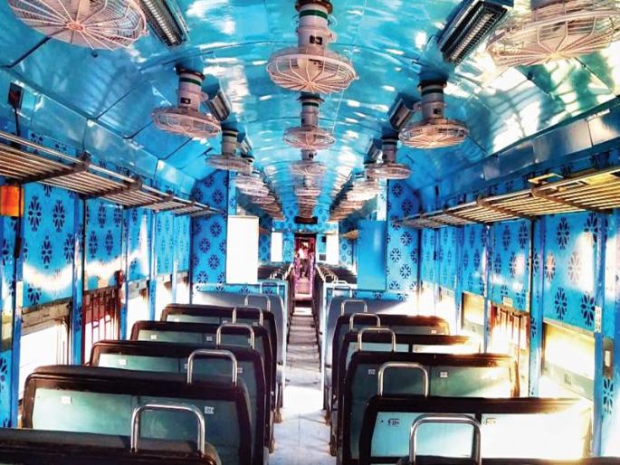 The first excellent rake in service of the Central Railway from Sunday | पहिली उत्कृष्ट रेक रविवारपासून मध्य रेल्वेच्या प्रवाशांच्या सेवेत The first excellent rake in service of the Central Railway from Sunday | पहिली उत्कृष्ट रेक रविवारपासून मध्य रेल्वेच्या प्रवाशांच्या सेवेत