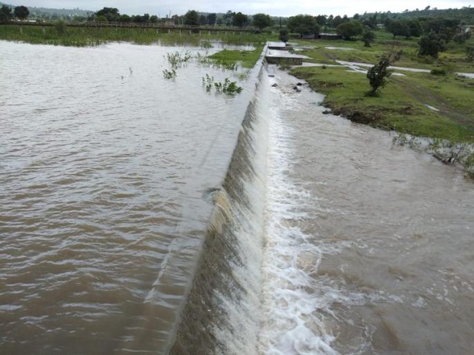 5 boards in Sylod taluka; Kelgaon moderate project is 100% filled | सिल्लोड तालुक्यातील ५ मंडळात अतिवृष्टी; केळगाव मध्यम प्रकल्प १०० टक्के भरला 