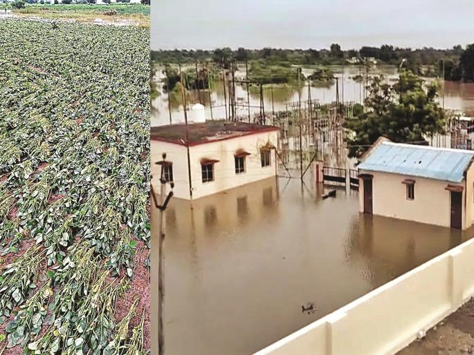 Heavy rains wreak havoc in Parbhani district; Many villages inundated with floodwaters, army called in | परभणी जिल्ह्यात अतिवृष्टीने उडाला हाहाकार; अनेक गावांना पुराचा वेढा, सेना दलास पाचारण Heavy rains wreak havoc in Parbhani district; Many villages inundated with floodwaters, army called in | परभणी जिल्ह्यात अतिवृष्टीने उडाला हाहाकार; अनेक गावांना पुराचा वेढा, सेना दलास पाचारण