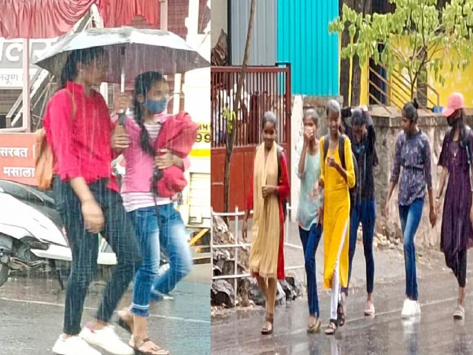 presence of heavy rain in Satara district | आला रे आला मान्सून आला, सातारा जिल्ह्यात पावसाची दमदार हजेरी presence of heavy rain in Satara district | आला रे आला मान्सून आला, सातारा जिल्ह्यात पावसाची दमदार हजेरी