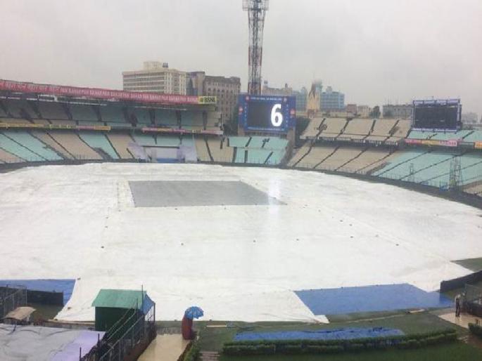 The first Test starts today: Rainfall at Eden Gardens | पहिली कसोटी आजपासून : ईडन गार्डनवर पावसाचे सावट