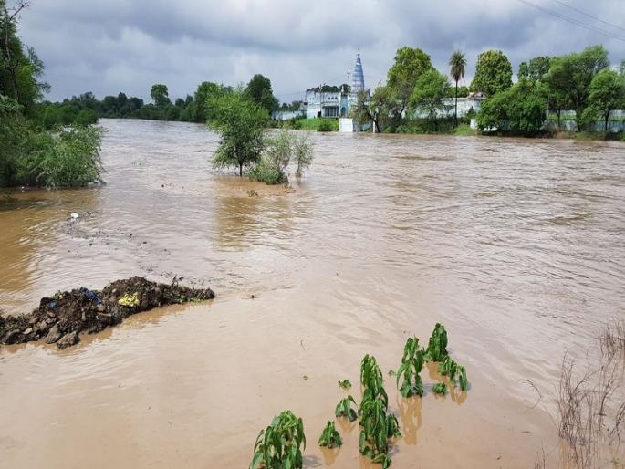 Hingoli kayadhu, Asna rivers floods in Aundhya taluka | हिंगोलीत कयाधू, आसना नदीला पूर तर औंढा तालुक्यात अतिवृष्टी 
