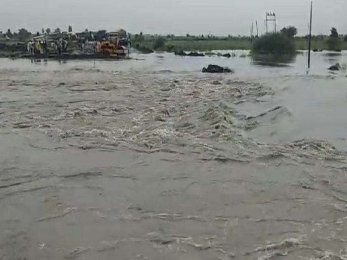 Excessive rainfall in nine revenue boards in Nanded district | नांदेड जिल्ह्यातील नऊ महसूल मंडळात अतिवृष्टी