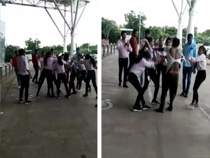 video of taxi driver being beaten with a belt by women in gone viral | डोळ्यात पेपर स्प्रे करुन पट्ट्याने बेदम मारहाण, महिलांच्या गुंडगिरीचा व्हिडिओ व्हायरल video of taxi driver being beaten with a belt by women in gone viral | डोळ्यात पेपर स्प्रे करुन पट्ट्याने बेदम मारहाण, महिलांच्या गुंडगिरीचा व्हिडिओ व्हायरल