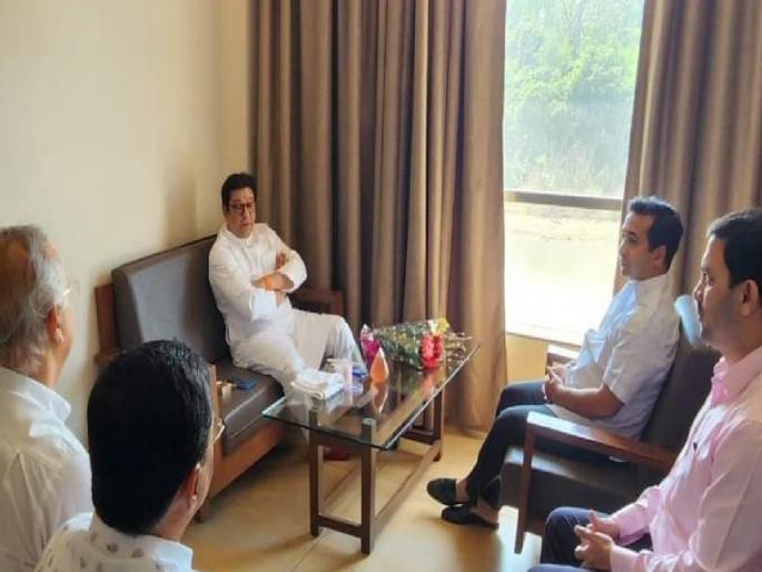MLA Nitesh Rane met MNS chief Raj Thackeray | आमदार नितेश राणेंनी घेतली राज ठाकरेंची भेट