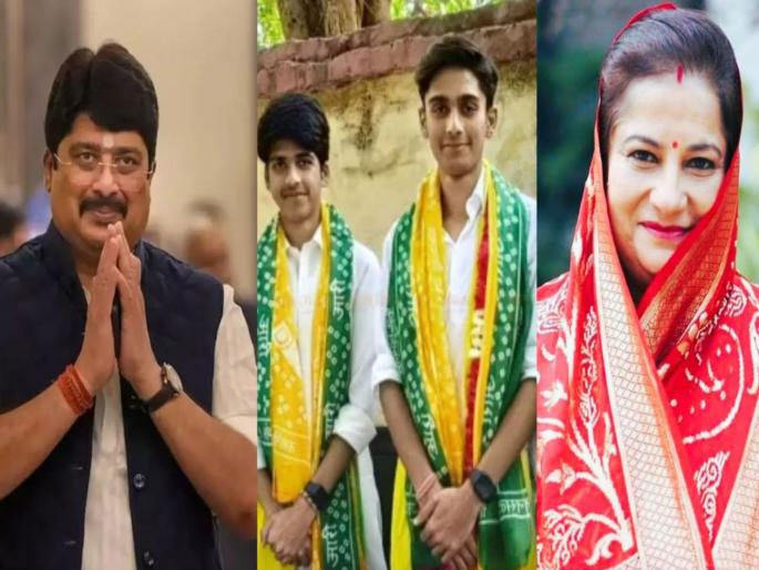 Bahubali leader Raja Bhaiya's sons made serious allegations against their mother, saying, "In our house..." | बाहुबली नेते राजा भैय्या यांच्या मुलांनी आईवर केले गंभीर आरोप, म्हणाले, "आमच्या घरात…’’ Bahubali leader Raja Bhaiya's sons made serious allegations against their mother, saying, "In our house..." | बाहुबली नेते राजा भैय्या यांच्या मुलांनी आईवर केले गंभीर आरोप, म्हणाले, "आमच्या घरात…’’