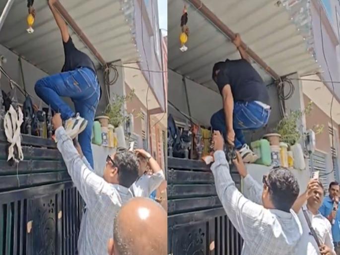 Raja Raghuvanshi murder case Key missing, raid on accused Vishal's house after jumping from gate; Important evidence found | राजा रघुवंशी हत्याकांड प्रकरण: चावी गायब, गेटवरून उड्या मारत आरोपीच्या घरावर छापा; मिळाले महत्वाचे पुरावे - VIDEO Raja Raghuvanshi murder case Key missing, raid on accused Vishal's house after jumping from gate; Important evidence found | राजा रघुवंशी हत्याकांड प्रकरण: चावी गायब, गेटवरून उड्या मारत आरोपीच्या घरावर छापा; मिळाले महत्वाचे पुरावे - VIDEO