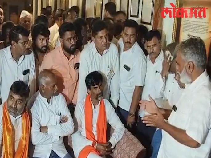 If Mahadevi Elephant is not celebrated the state will be on the streets again, Manoj Jarange Patil warned | 'महादेवी' नांदणीत आली नाही तर राज्य पुन्हा रस्त्यावर, मनोज जरांगे-पाटील यांनी दिला इशारा -video