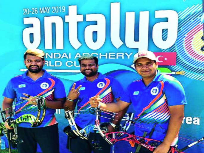 India's brilliance of archery, Rajat Chauhan, Abhishek Verma, Aman Saini's success | भारताला तिरंदाजीत कांस्यपदक, रजत चौहान, अभिषेक वर्मा, अमन सैनी यांचे यश India's brilliance of archery, Rajat Chauhan, Abhishek Verma, Aman Saini's success | भारताला तिरंदाजीत कांस्यपदक, रजत चौहान, अभिषेक वर्मा, अमन सैनी यांचे यश