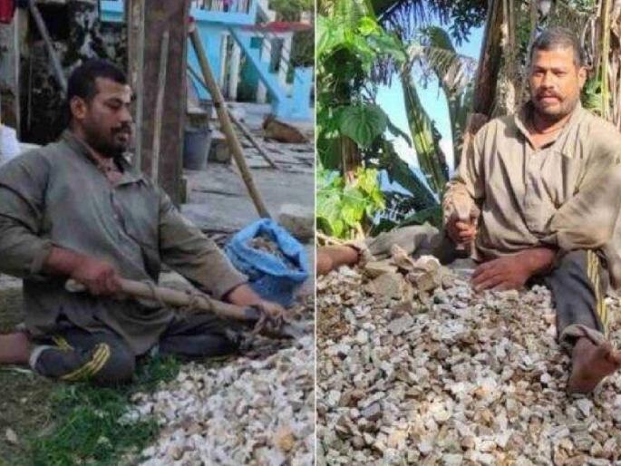 Rajendra singh dhami former captain of indian wheelchair cricket team work in manrega labour; sonu sood help him | भारताचा माजी कर्णधार करतोय दगड फोडण्याचं काम; Sonu Soodनं पुढं केला मदतीचा हात!
