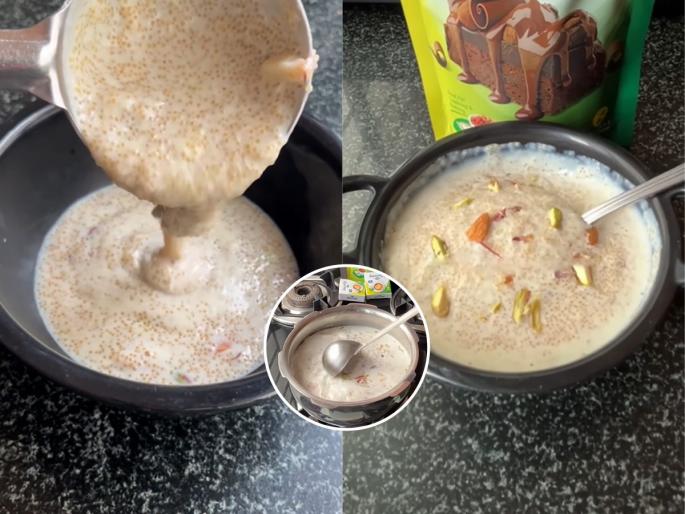Ashadhi Ekadashi special recipe quick kheer recipe for fasting vrat sweet dish ideas Ekadashi dessert recipes | Ashadhi Ekadashi Food : एकादशी विशेष उपवासाची खीर, १५ मिनिटांत होईल , झटपट-चविष्ट गोडाचा पदार्थ