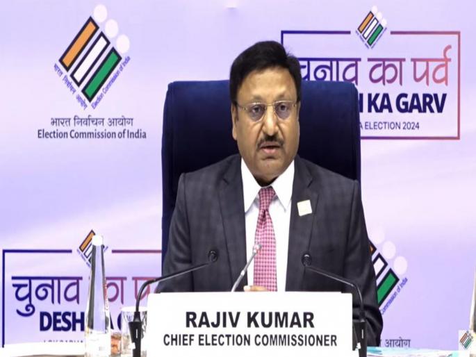 General Elections 2024 Election Commissioner Rajiv Kumar has stated the rules and has commented on the number of voters and how many voters in which age group  | कोणत्या वयोगटातील किती मतदार? निवडणूक आयुक्तांनी दिली माहिती, हिंसा करणाऱ्यांना इशारा General Elections 2024 Election Commissioner Rajiv Kumar has stated the rules and has commented on the number of voters and how many voters in which age group  | कोणत्या वयोगटातील किती मतदार? निवडणूक आयुक्तांनी दिली माहिती, हिंसा करणाऱ्यांना इशारा