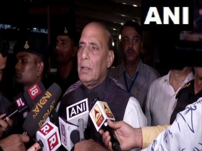 I did what I thought was appropriate, Rajnath Singh on Shastra Puja in France | ...म्हणून केली राफेल विमानाची पूजा, राजनाथ सिंह यांनी सांगितले कारण I did what I thought was appropriate, Rajnath Singh on Shastra Puja in France | ...म्हणून केली राफेल विमानाची पूजा, राजनाथ सिंह यांनी सांगितले कारण