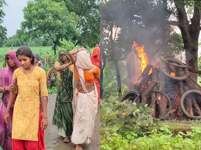 Another negligence after the Jhalawar school tragedy in Rajasthan, student cremated by burning tires | धक्कादायक! राजस्थानमधील झालावाड शाळेतील दुर्घटनेनंतर आणखी एक निष्काळजीपणा, विद्यार्थ्याचे टायर पेटवून अंत्यसंस्कार Another negligence after the Jhalawar school tragedy in Rajasthan, student cremated by burning tires | धक्कादायक! राजस्थानमधील झालावाड शाळेतील दुर्घटनेनंतर आणखी एक निष्काळजीपणा, विद्यार्थ्याचे टायर पेटवून अंत्यसंस्कार