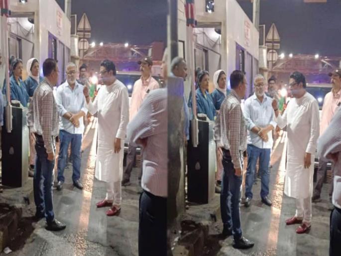 mns raj thackrey angry over thane mulund toll plaza because of traffic issue | राज यांची पाठ फिरताच पुन्हा टोल वसुली सुरू; मुलुंड चेकनाका येथे वाहतूक कोंडी