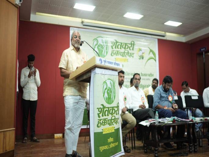 Donald Trump's import tax announcement; Farmers will be hit by a 56-inch chest becoming 22 inches - Raju Shetty | डोनाल्ड ट्रम्पची आयात कर घोषणा; ५६ इंची छाती २२ इंची होऊन शेतकऱ्यांना फटका बसेल - राजू शेट्टी