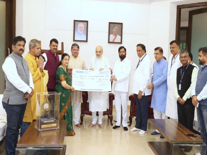 Chhatrapati Sambhaji Maharaj State Inspirational Song Award declared to Savarkar's Anadi Me Anant Me song Honored by Amit Shah | स्वा. सावरकरांच्या 'अनादि मी.. अनंत मी…' गीताला छत्रपती संभाजी महाराज राज्य प्रेरणागीत पुरस्कार; अमित शाह यांच्या हस्ते गौरव Chhatrapati Sambhaji Maharaj State Inspirational Song Award declared to Savarkar's Anadi Me Anant Me song Honored by Amit Shah | स्वा. सावरकरांच्या 'अनादि मी.. अनंत मी…' गीताला छत्रपती संभाजी महाराज राज्य प्रेरणागीत पुरस्कार; अमित शाह यांच्या हस्ते गौरव