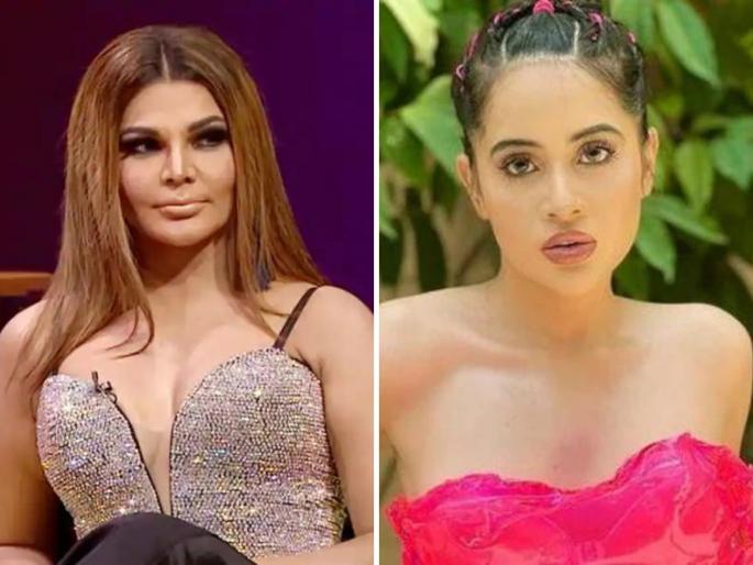 Rakhi sawant copied urfi javed dressing style trolled for wearing revealing dress | राखी सावंतला बघून नेटकऱ्यांना आली उर्फी जावेदची आठवण, फ्रंट ओपन थाई हाय स्लिट ड्रेस घालून झाली ट्रोल Rakhi sawant copied urfi javed dressing style trolled for wearing revealing dress | राखी सावंतला बघून नेटकऱ्यांना आली उर्फी जावेदची आठवण, फ्रंट ओपन थाई हाय स्लिट ड्रेस घालून झाली ट्रोल