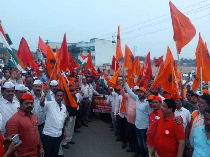 oppose of wrong policies to central government by Rally and meeting | केंद्र सरकारच्या चुकीच्या धोरणांना विरोध करण्यासाठी संयुक्त कृती समितीच्या वतीने रॅली, सभा  