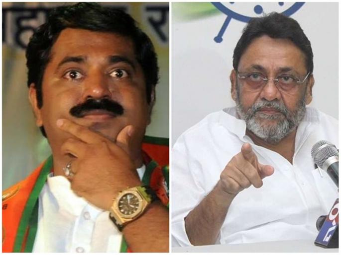 ncp nawab malik on bjp mla ram kadam | राम कदमांची अवस्था कावीळग्रस्तासारखी: नवाब मलिक