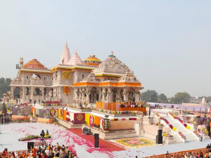 ayodhya on first floor of ram mandir the ram darbar will be placed sita and other statue will install | राम मंदिराच्या पहिल्या मजल्याचे काम वेगाने सुरु; ‘असा’ असेल राम दरबार, कधी होणार पूर्ण? ayodhya on first floor of ram mandir the ram darbar will be placed sita and other statue will install | राम मंदिराच्या पहिल्या मजल्याचे काम वेगाने सुरु; ‘असा’ असेल राम दरबार, कधी होणार पूर्ण?