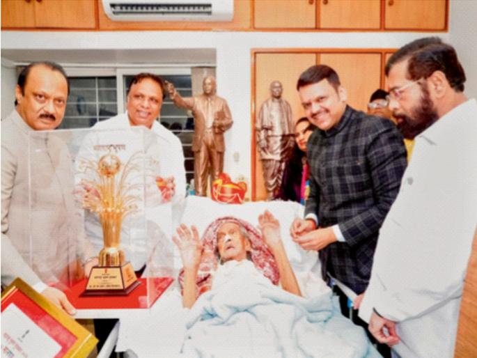 India's fame worldwide through sculptor Ram Sutar, praise from Chief Minister Devendra Fadnavis | शिल्पकार राम सुतार यांच्या माध्यमातून जगभरात भारताचा लौकिक, मुख्यमंत्री देवेंद्र फडणवीस यांचे कौतुकौद्गगार India's fame worldwide through sculptor Ram Sutar, praise from Chief Minister Devendra Fadnavis | शिल्पकार राम सुतार यांच्या माध्यमातून जगभरात भारताचा लौकिक, मुख्यमंत्री देवेंद्र फडणवीस यांचे कौतुकौद्गगार