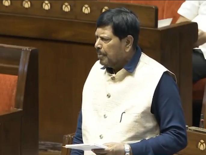 ramdas athawale on waqf amendment bill in rajya sabha target to mallikarjun kharge | "इतनी हो गई है रात, मैं कर रहा हूं वक्फ पर बात...!" संसदेत हसत-हसत आठवलेंचा खर्गेंवर निशाणा ramdas athawale on waqf amendment bill in rajya sabha target to mallikarjun kharge | "इतनी हो गई है रात, मैं कर रहा हूं वक्फ पर बात...!" संसदेत हसत-हसत आठवलेंचा खर्गेंवर निशाणा