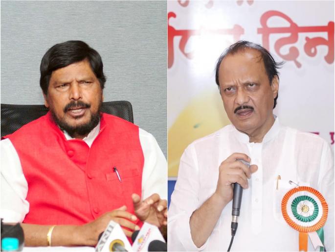 union minister ramdas athawale said if ajit pawar wants to become chief minister then he should join us | “मविआत शक्य नाही, अजितदादांना CM व्हायचं असेल तर आमच्यासोबत यावे”; रामदास आठवले थेट बोलले union minister ramdas athawale said if ajit pawar wants to become chief minister then he should join us | “मविआत शक्य नाही, अजितदादांना CM व्हायचं असेल तर आमच्यासोबत यावे”; रामदास आठवले थेट बोलले
