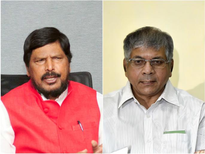 union minister ramdas athawale said vba prakash ambedkar should alliance with bjp | “प्रकाश आंबेडकरांनी इकडे तिकडे फिरू नये, त्यापेक्षा...”; रामदास आठवलेंची खुली ऑफर! union minister ramdas athawale said vba prakash ambedkar should alliance with bjp | “प्रकाश आंबेडकरांनी इकडे तिकडे फिरू नये, त्यापेक्षा...”; रामदास आठवलेंची खुली ऑफर!