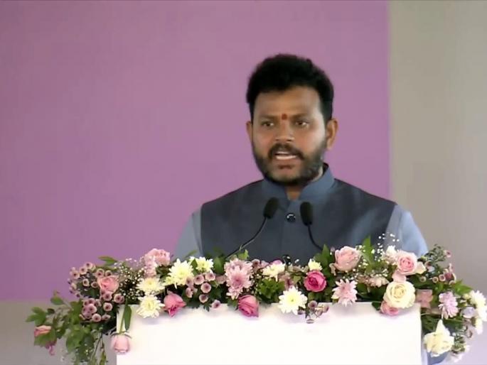 Minister Rammohan Naidu graced the inauguration ceremony of Navi Mumbai Airport, delivered a speech in Marathi, said... | नवी मुंबई विमानतळाचा उदघाटन सोहळा मंत्री राममोहन नायडूंनी गाजवला, केलं मराठीतून भाषण, म्हणाले... 