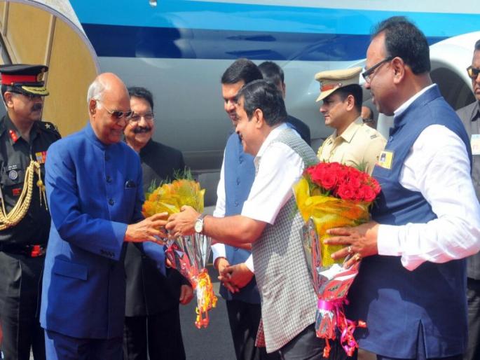 president ramnath kovind today at nagpur | दीक्षाभूमी संपूर्ण विश्वाला त्याग, शांती व मानवतेची प्रेरणा देते - रामनाथ कोविंद president ramnath kovind today at nagpur | दीक्षाभूमी संपूर्ण विश्वाला त्याग, शांती व मानवतेची प्रेरणा देते - रामनाथ कोविंद