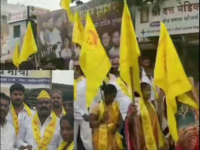 Ramosh community aggressive in Indapur Bhanggaon rape case; March on Tehsil Office | इंदापूर भांडगाव बलात्कार प्रकरणी रामोश समाज आक्रमक; तहसील कार्यालयावर मोर्चा Ramosh community aggressive in Indapur Bhanggaon rape case; March on Tehsil Office | इंदापूर भांडगाव बलात्कार प्रकरणी रामोश समाज आक्रमक; तहसील कार्यालयावर मोर्चा