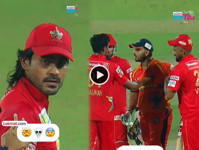 cricket fights video digvesh rathi clashed with nitish rana umpires players cool down things in DPL 2025 watch viral | VIDEO: फुल्ल ऑन राडा... नितीश राणाला भिडला दिग्वेश राठी, खेळाडू मध्ये पडले म्हणून नाहीतर...