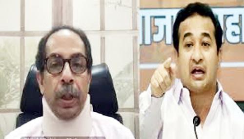Chief Minister should get out of the house and fight with us; Nitesh Rane's open challenge | मुख्यमंत्र्यांनी घराबाहेर पडावं अन् आमच्याशी लढावं; नितेश राणेंंचे खुले आव्हान Chief Minister should get out of the house and fight with us; Nitesh Rane's open challenge | मुख्यमंत्र्यांनी घराबाहेर पडावं अन् आमच्याशी लढावं; नितेश राणेंंचे खुले आव्हान