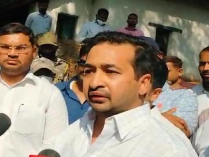 On the day I speak, many will start suffering from BP, MLA Nitesh Rane's criticism on the opposition | 'मी ज्या दिवशी बोलेन तेव्हा...'; जामिनावर बाहेर येताच नितेश राणे कडाडले! On the day I speak, many will start suffering from BP, MLA Nitesh Rane's criticism on the opposition | 'मी ज्या दिवशी बोलेन तेव्हा...'; जामिनावर बाहेर येताच नितेश राणे कडाडले!