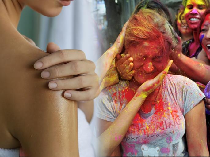 Happy Holi 2022: The color played, but how to remove the color from the face? 4 simple tips, the color will fade instantly | Happy Holi 2022 : रंग तर तुफान खेळला, पण चेहऱ्यावरचा रंग काढणार कसा? 4 सोप्या टिप्स, रंग उतरेल झटपट