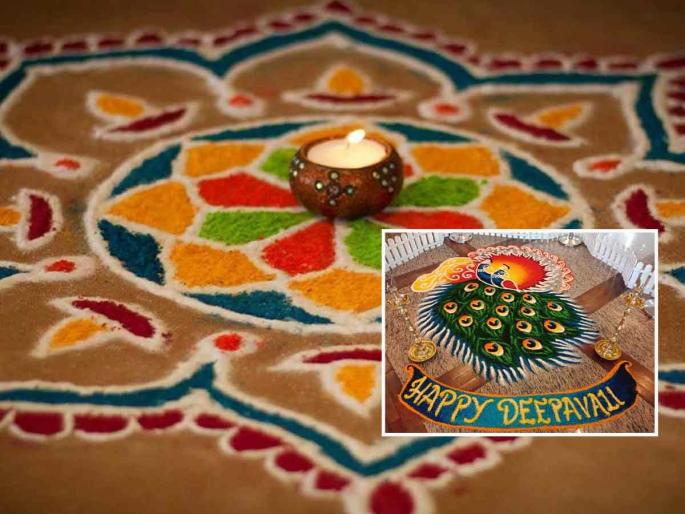 Diwali 2025 : latest rangoli designs for diwali celebration see-photos | Diwali 2025 : आली दिवाळी-दारी घालते सडा रांगोळी! सगळ्यांपेक्षा वेगळ्या सुंदर रांगोळ्यांचे पाहा ‘हे’ डिझाइन्स