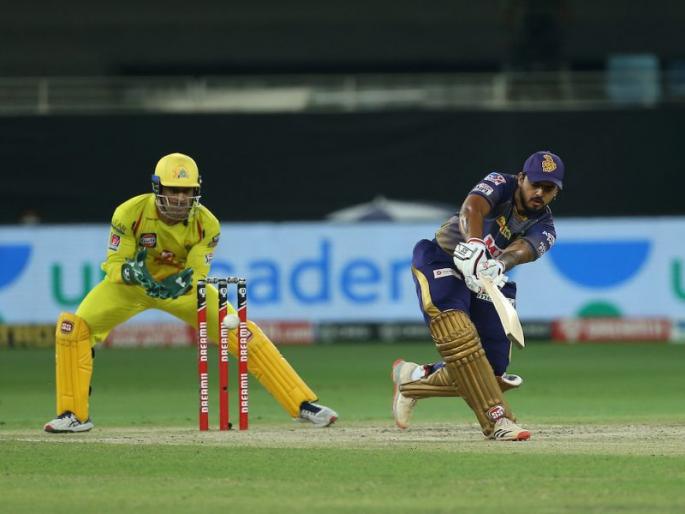 CSK vs KKR Latest News: KKR has challenged Chennai Super Kings for 173 runs to win | CSK vs KKR Latest News: राणाच्या आक्रमक फलंदाजीच्या जोरावर केकेआरने चेन्नईपुढे ठेवले धावांचे १७३ आव्हान