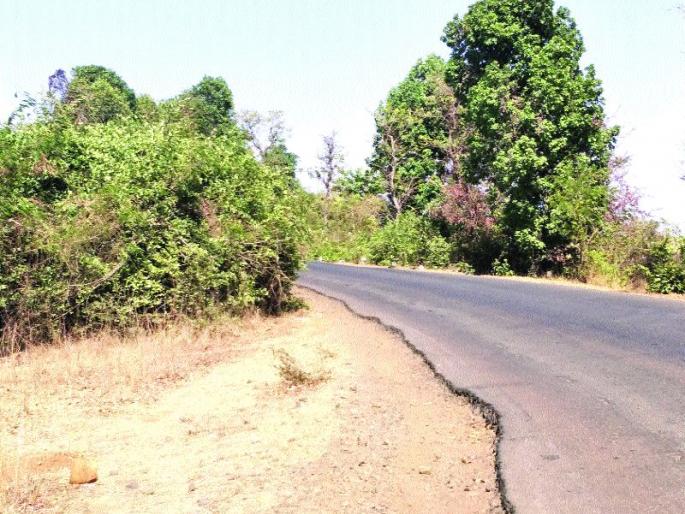 Shivneri Dhaba to Kastwadi road is dangerous | शिवनेरी ढाबा ते कासटवाडी रस्ता धोक्याचा