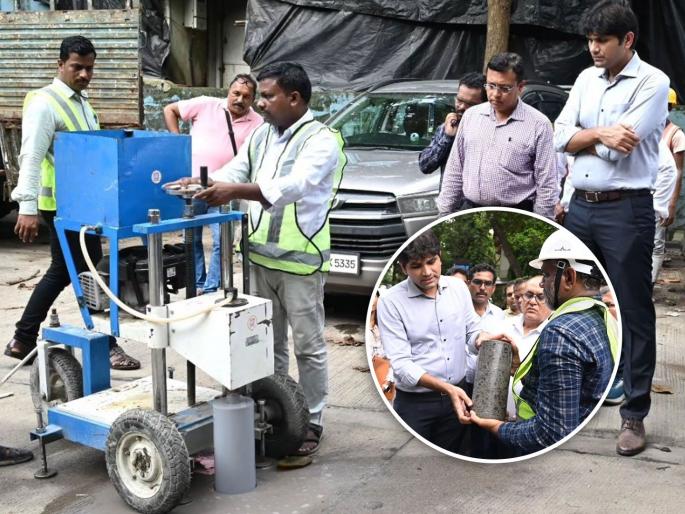 in mumbai municipality to conduct core test for concretisation of roads challenge for contractors to maintain quality | काँक्रीटच्या रस्त्यांचा दर्जा काय ? पालिका करणार ‘कोअर टेस्ट’, गुणवत्ता राखण्याचे आव्हान in mumbai municipality to conduct core test for concretisation of roads challenge for contractors to maintain quality | काँक्रीटच्या रस्त्यांचा दर्जा काय ? पालिका करणार ‘कोअर टेस्ट’, गुणवत्ता राखण्याचे आव्हान