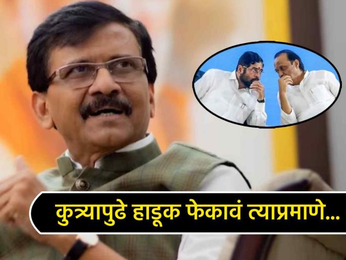 Sanjay Raut slammed Eknath Shinde Ajit Pawar over seat allocation strategy by BJP in Lok Sabha Elections 2024 | "शिंदे, अजितदादांना दिल्लीत जाऊन भांडी घासावी लागतात"; संजय राऊतांची बोचरी टीका Sanjay Raut slammed Eknath Shinde Ajit Pawar over seat allocation strategy by BJP in Lok Sabha Elections 2024 | "शिंदे, अजितदादांना दिल्लीत जाऊन भांडी घासावी लागतात"; संजय राऊतांची बोचरी टीका