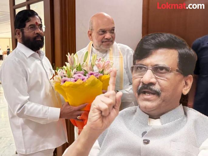 "The group will merge with BJP, make me the Chief Minister"; Eknath Shinde's demand to Amit Shah, Sanjay Raut's sensational claim | शिंदे-शाह भेटीबाबत संजय राऊतांचा खळबळजनक दावा; राज्याच्या राजकारणात मोठी उलथापालथ? "The group will merge with BJP, make me the Chief Minister"; Eknath Shinde's demand to Amit Shah, Sanjay Raut's sensational claim | शिंदे-शाह भेटीबाबत संजय राऊतांचा खळबळजनक दावा; राज्याच्या राजकारणात मोठी उलथापालथ?