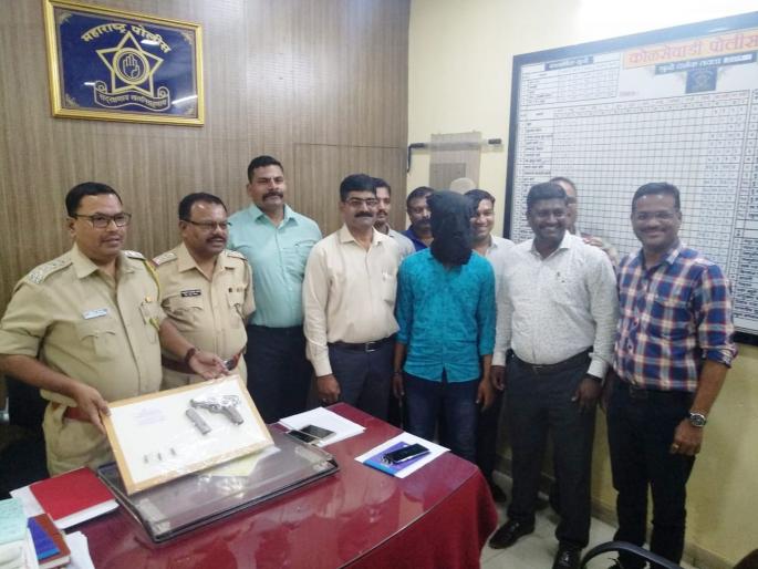 Grab a pistol and three cartridges from a practicing criminal | सराईत गुन्हेगाराकडून पिस्तूल आणि तीन काडतुसे हस्तगत