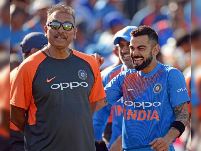 Virat kohli and team india player's wish Happy birthday to head coach Ravi shashtri svg | Happy Birthday Ravi Shastri: विराट कोहलीनं शास्त्री गुरुजींना म्हटलं शूर...
